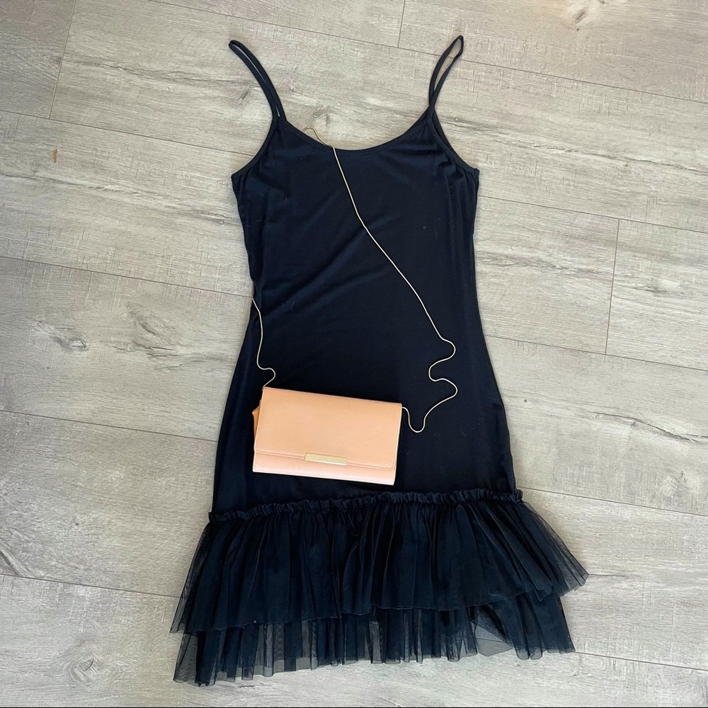 Mini Cotton Dress with lace